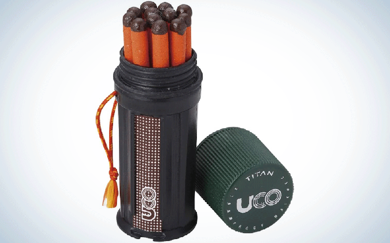 A package of orange matches