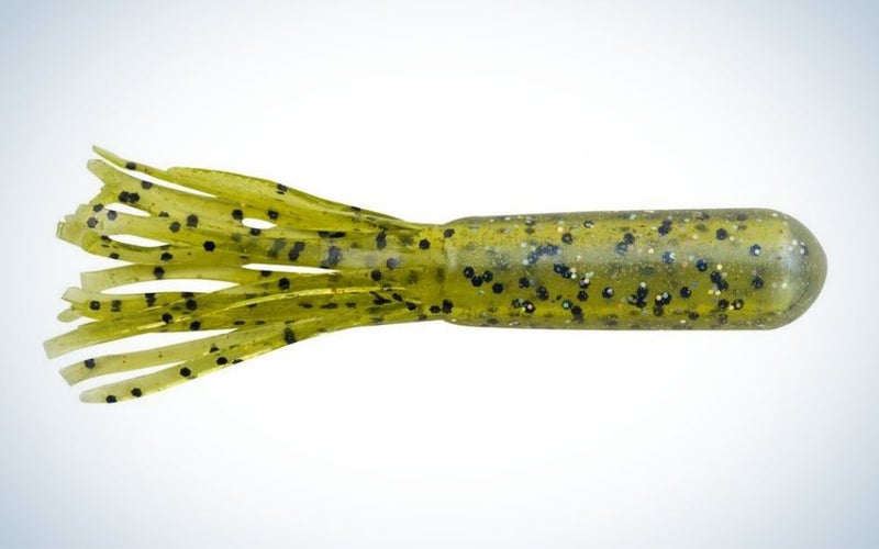 Berkley PowerBait 3.5 inch Power Tube is the best lake trout ice fishing bait.