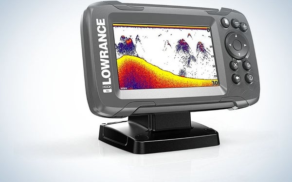 The Hook2 4X Lowrance Fish Finder.