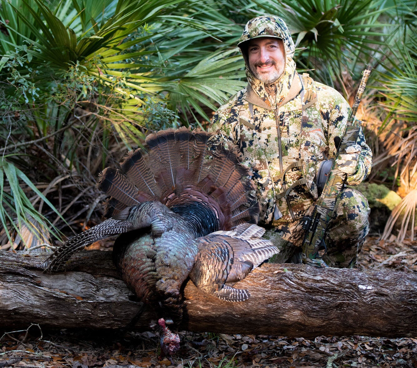 The author completed his North American turkey slam with this beautiful Osceola turkey. 