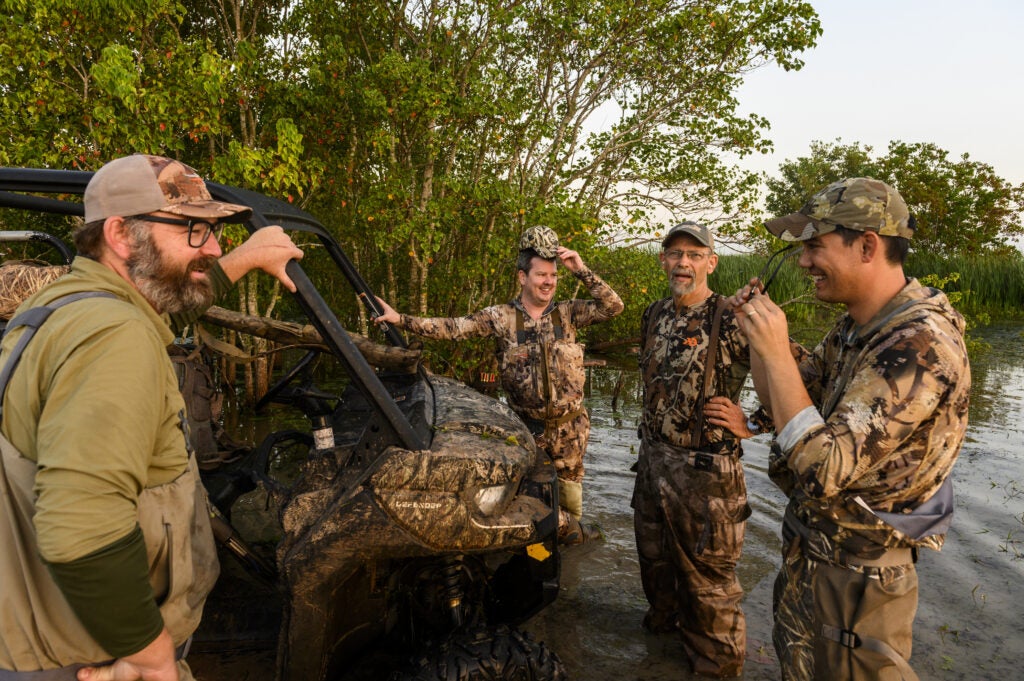 duck hunter in Texas after a hunt