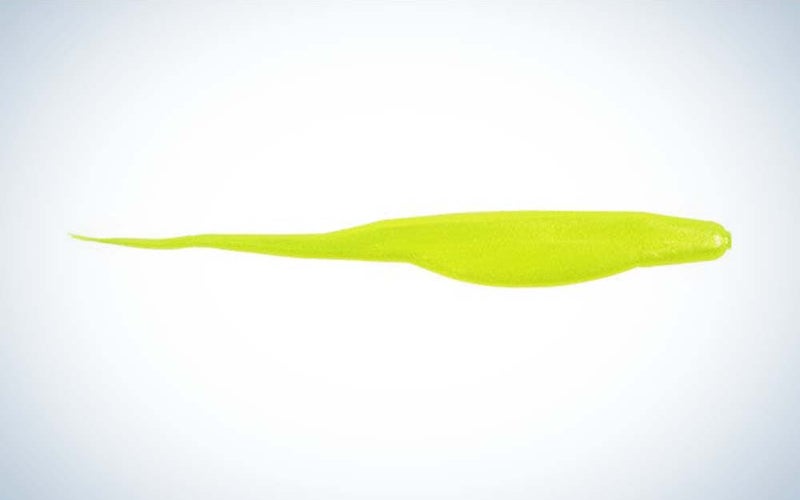 green Zoom Super Fluke soft plastic bait