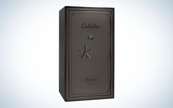 Cabela's Magnum E-Lock 50-Gun Safe by Liberty Safe best long gun safe.