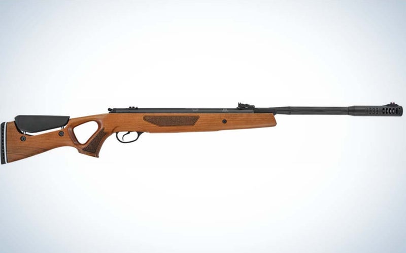 A brown airgun that's one of the best .22 air rifles