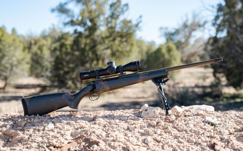 The Weatherby Mark V 2.0 TI is a 5 pound hammer.