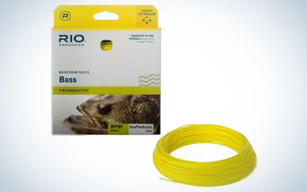 Rio Mainstream Bass is the best fly fishing line. (best fishing line for bass)