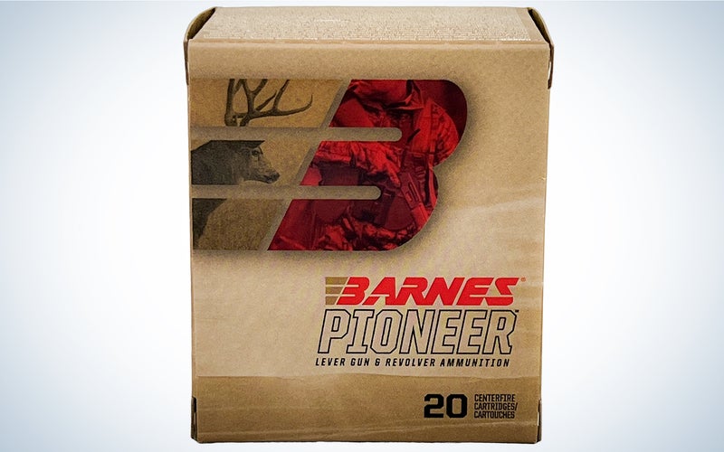 Barnes Pioneer 180 Grain JHP is best for hunting.