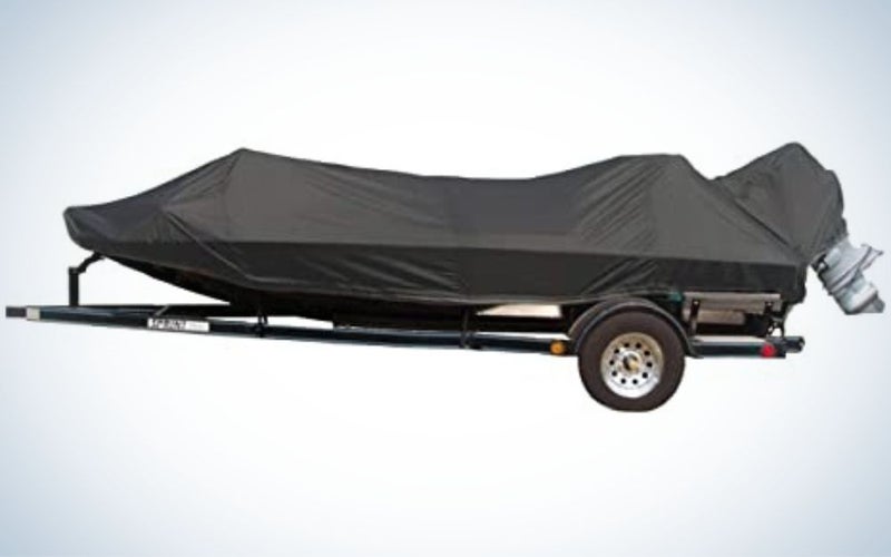 Stopbyus 6.25 oz Semi-Custom Boat Cover Measured to fit a Tournament BASS O/B