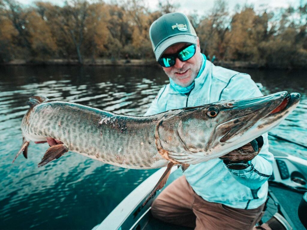 Steve Pennaz holding fish