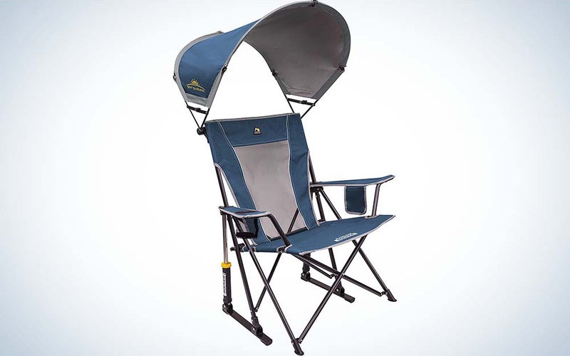 A lightweight, packable camping rocking chair that provides excellent coverage.