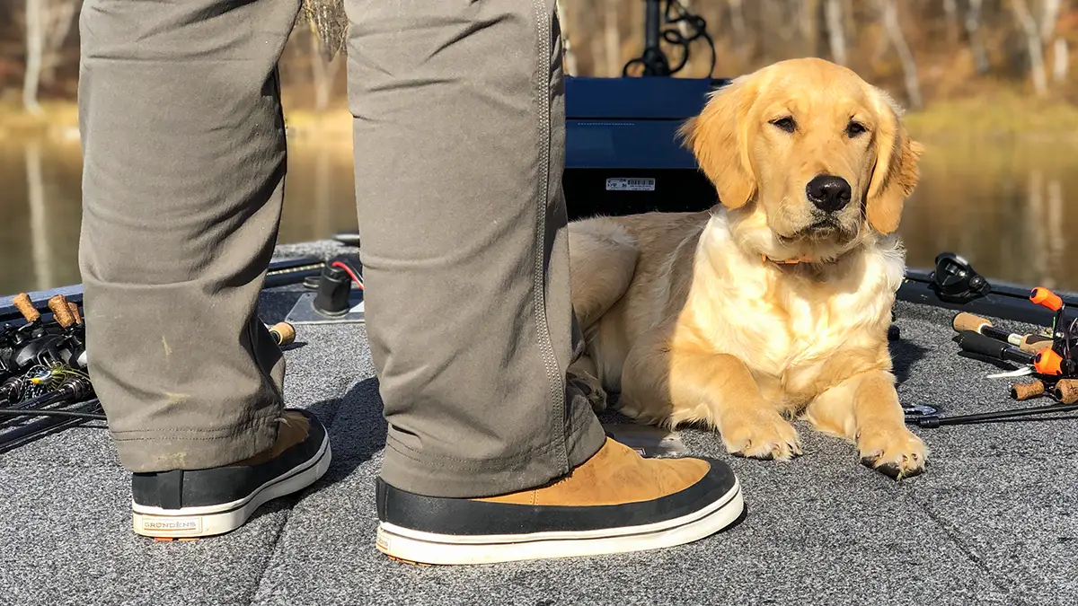 grundens feeboard leather chukka