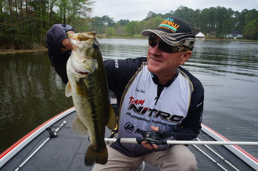 Barry Stokes holding a fish