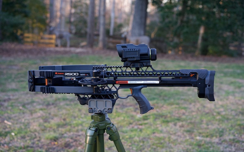 Ravin R500 on a tripod