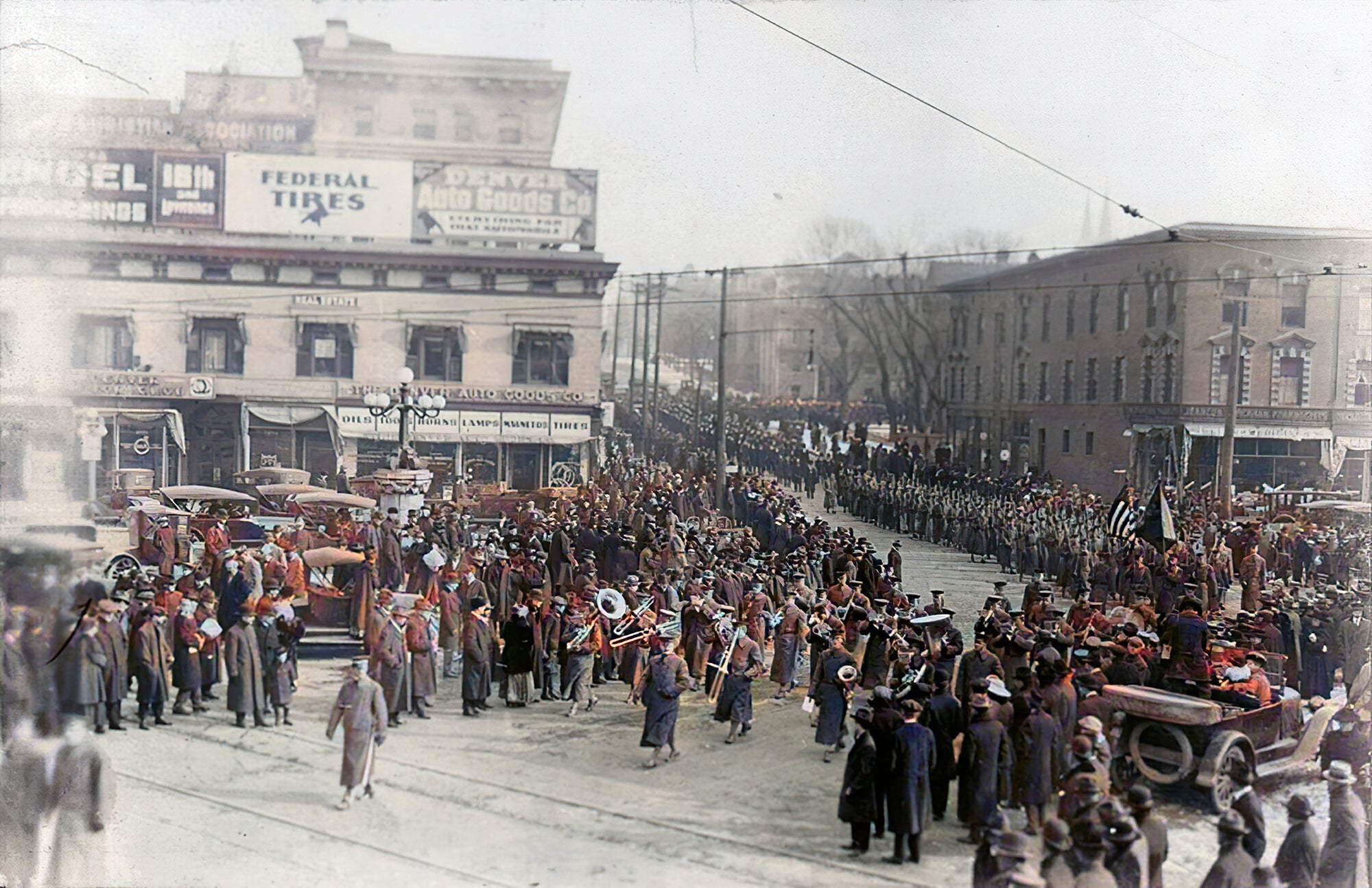 Buffalo Bill Cody's funeral in 1917.