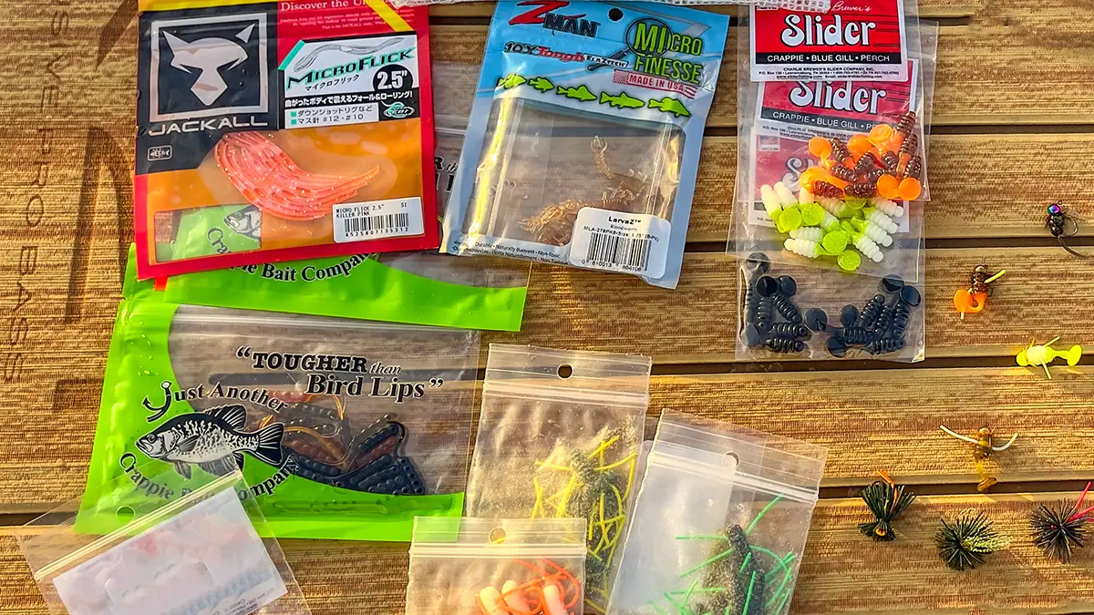 plastics pouch bluegill kit