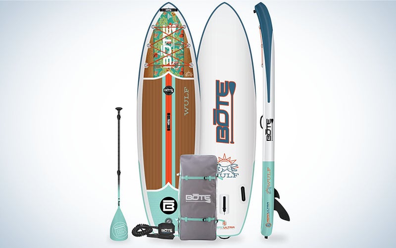 The Bote Wulf Aero is one of the best inflatable paddle boards.
