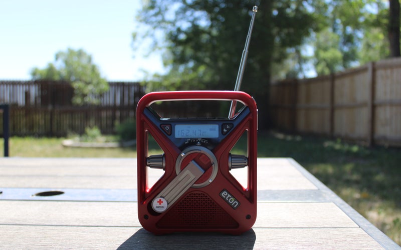 Eton FRX3+ is the best rated emergency radio.