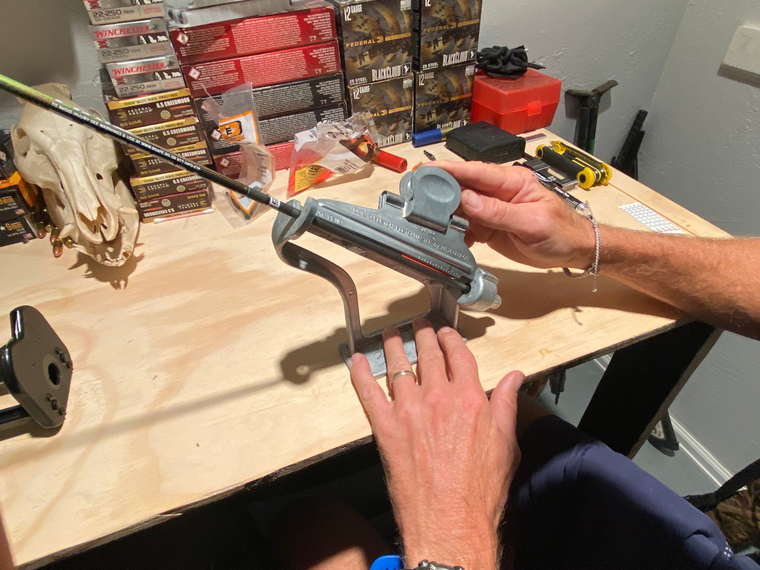 photo of arrow fletching 