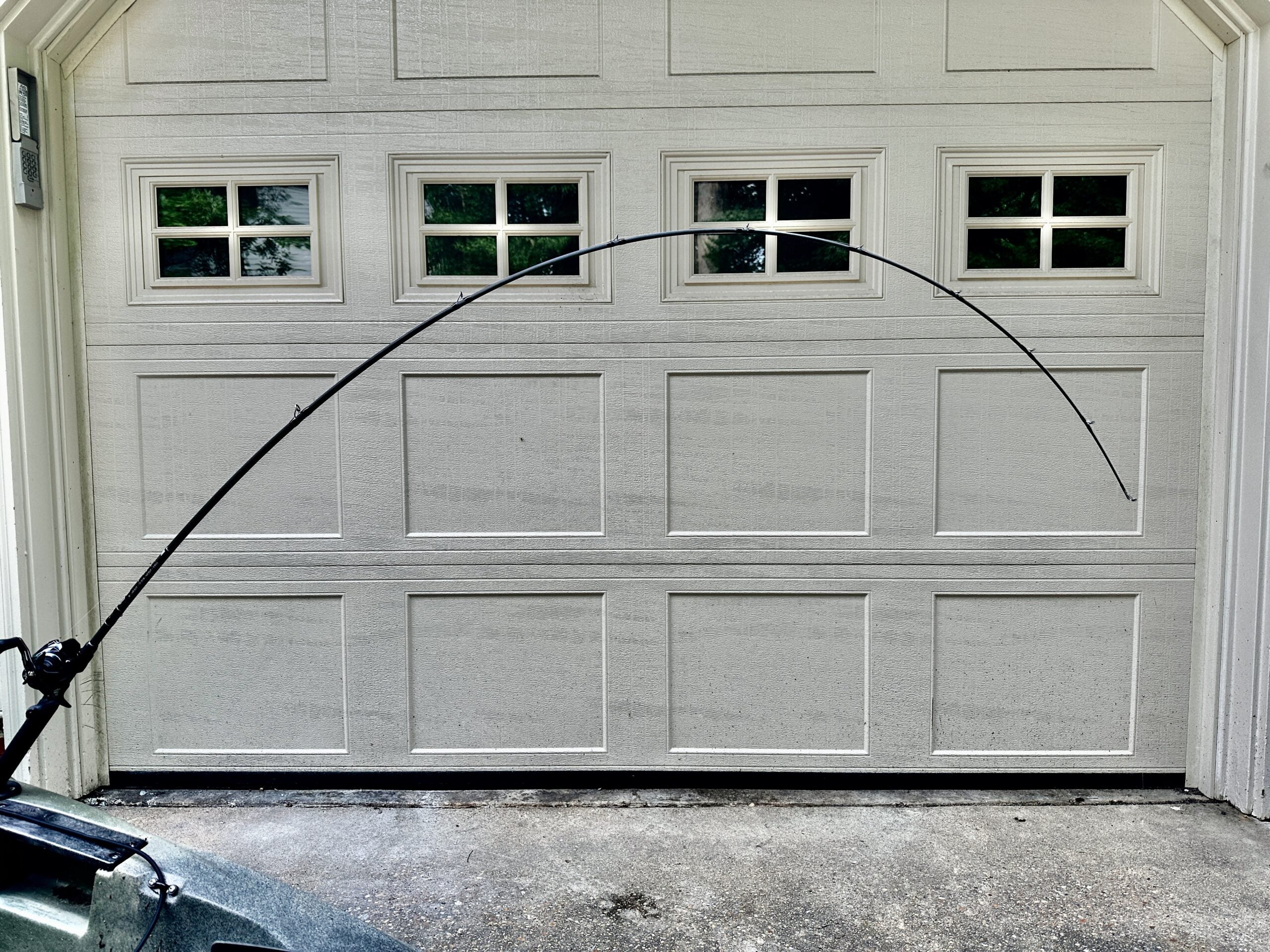 Leviathan Omega swimbait rod action.