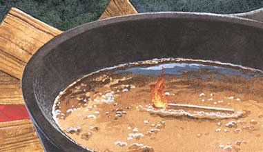 fry fish, campfire fish, fish fry, cooking fish, fish camp, fish recipe, campfire fish recipe, fry oil, hot oil, oil temperature