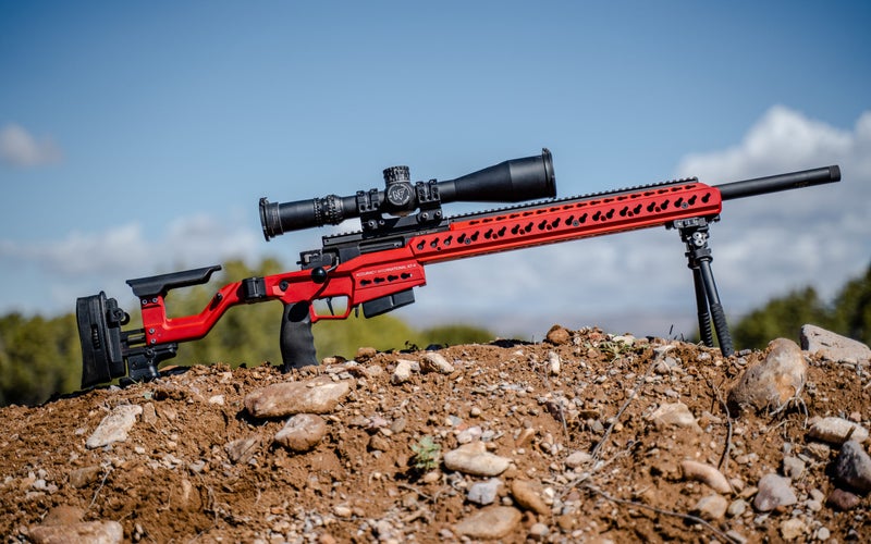 The Accuracy International AT-X long range rifle.