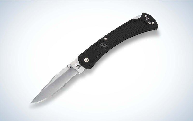 The Buck 110 Slim is the best folding knife for field dressing