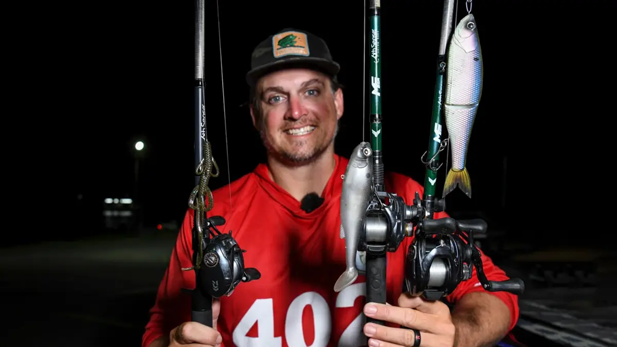 Ben Milliken with Toledo Bend winning baits