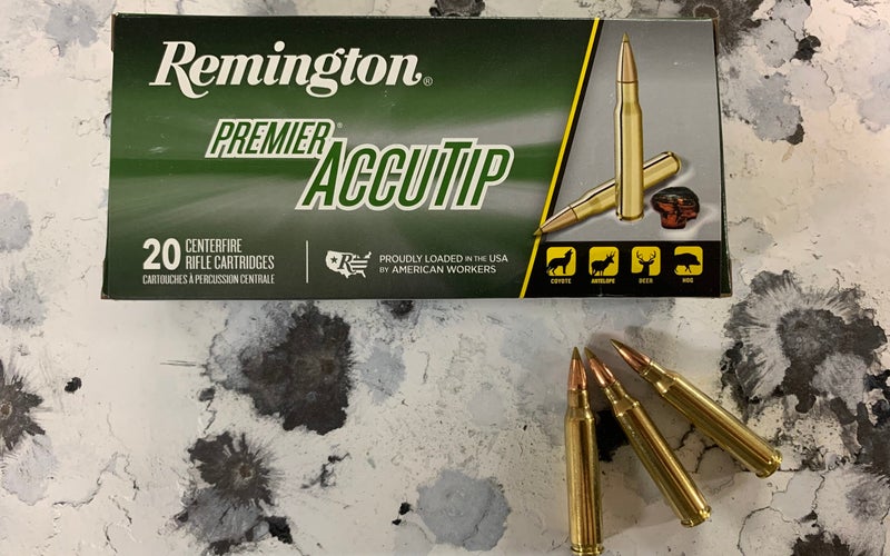remington premier 55gn accutip 5.56 hunting ammo