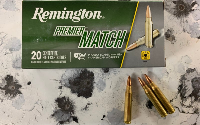 Remington Premier match 5.56 ammo