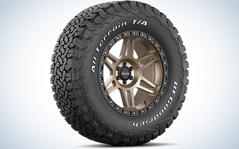 The BFG All-Terrain T/A KO2Â is one of the best snow tires.