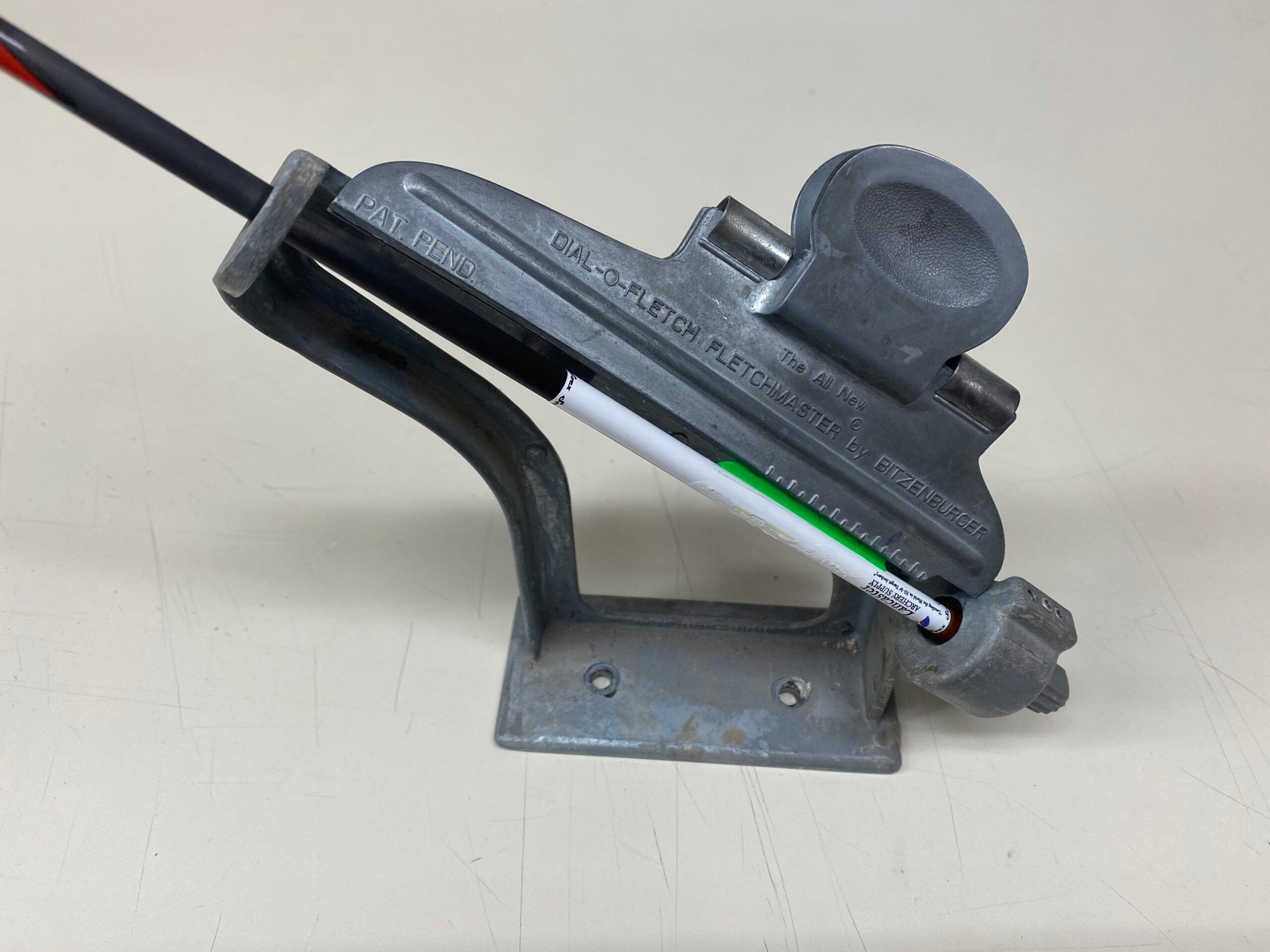 We tested the Bitz fletching jig.