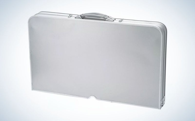 Cabelaâs Folding Aluminum Picnic Table is the best for a picnic.