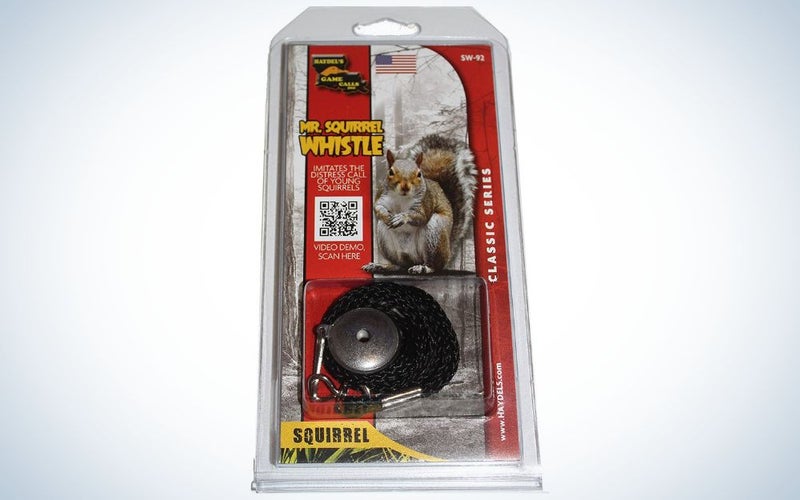 Haydelâs Mr. Squirrel Whistle is the best for early season.