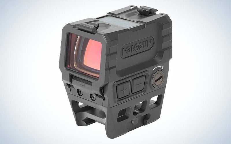 The Holosun AEMS is the best budget holographic sight.