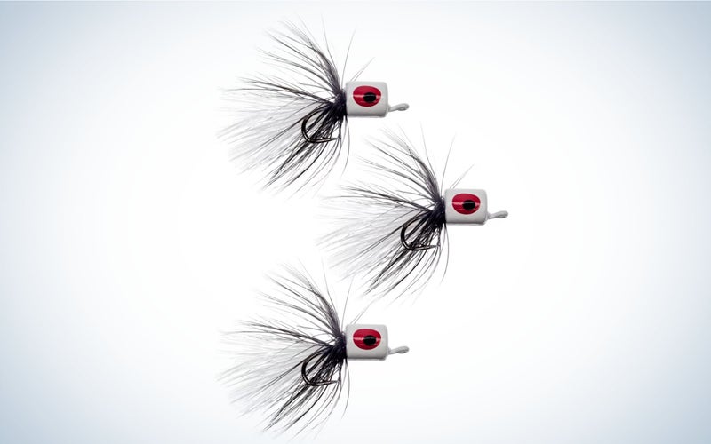 Panfish Popper flies can catch bluegill.