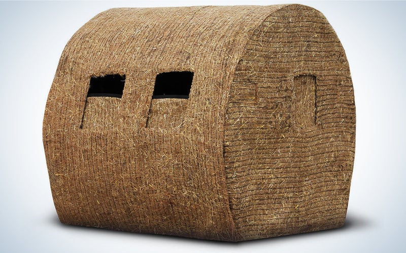 The Redneck Outfitter HD Bale Blind is the best turkey blind for private land.