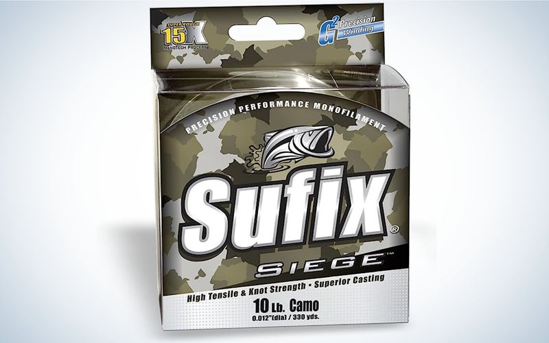 Sufix Siege Camo is one of the best mono lines.