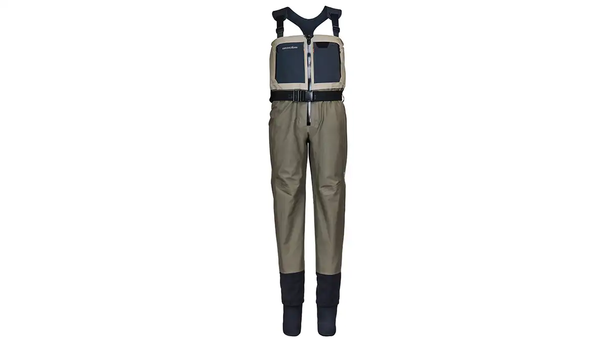 grundens boundary zip stocking foot wader