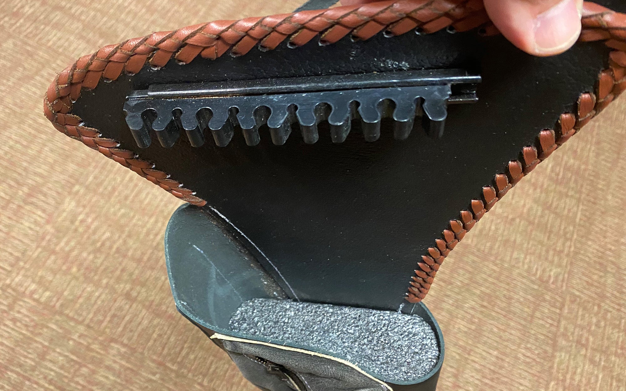 The Vista Knight features a foam interior.