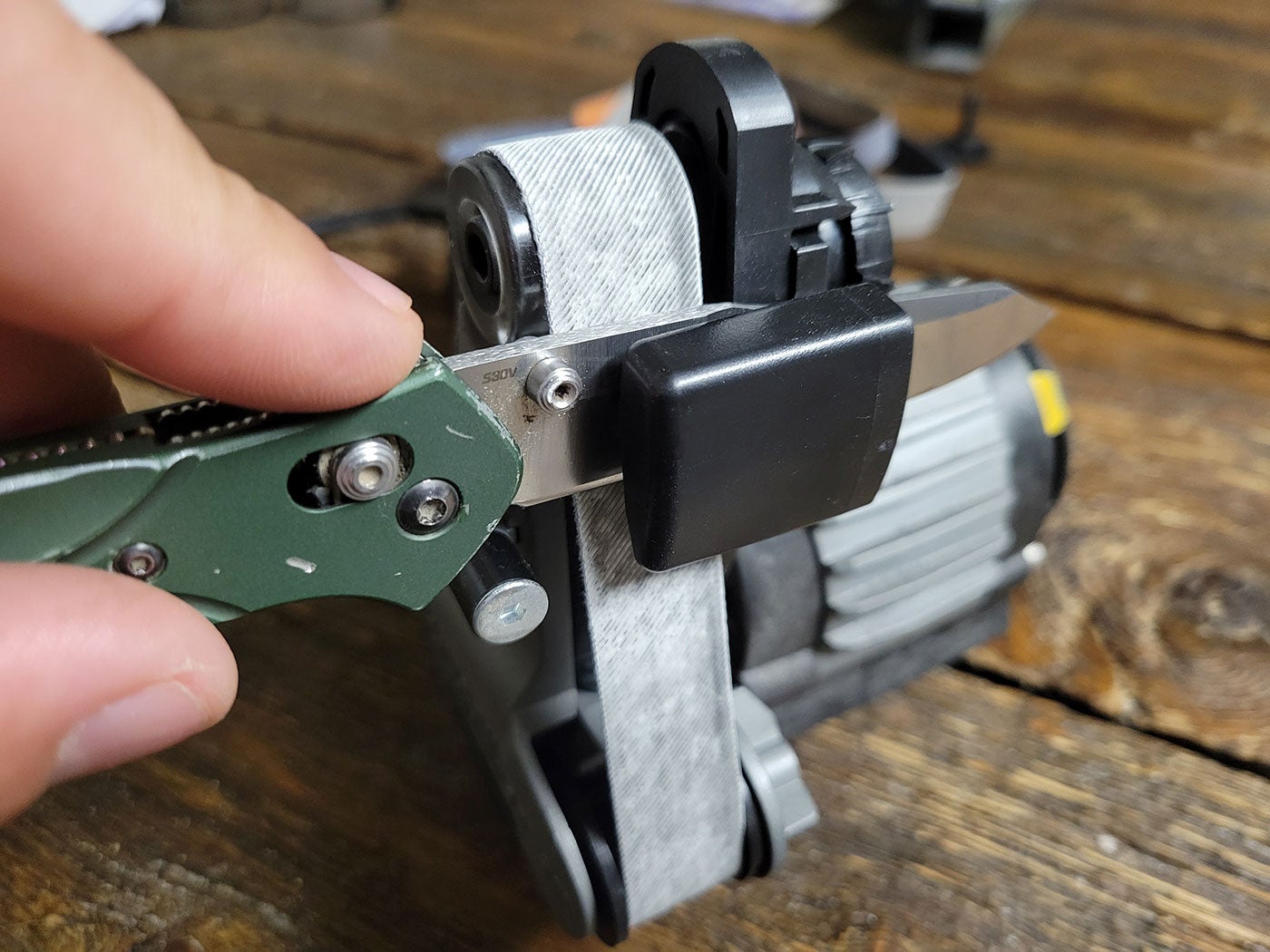 use a worksharp sharpener