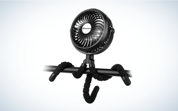 Best Camping Fans: Amacool Battery Operated Flexible Tripod Fan