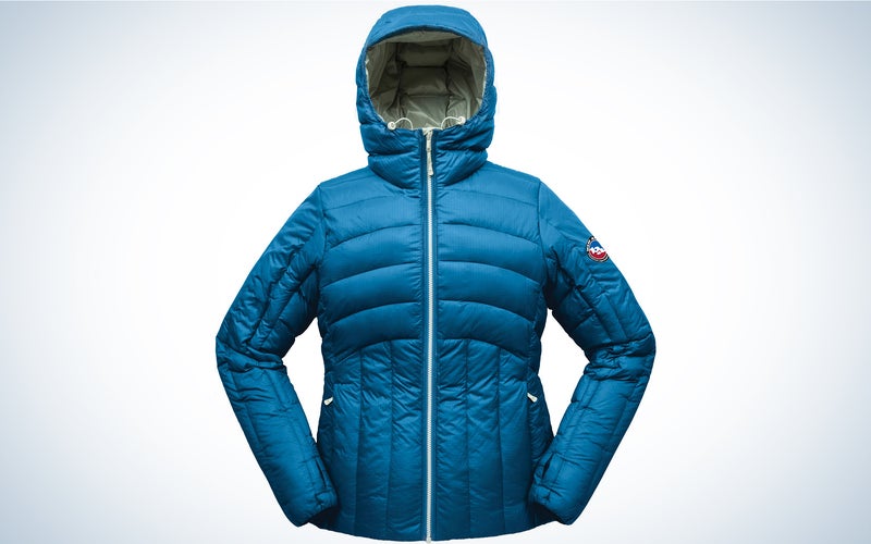 The Big Agnes Womenâs Luna Jacket is the best hiking jacket for cold weather.