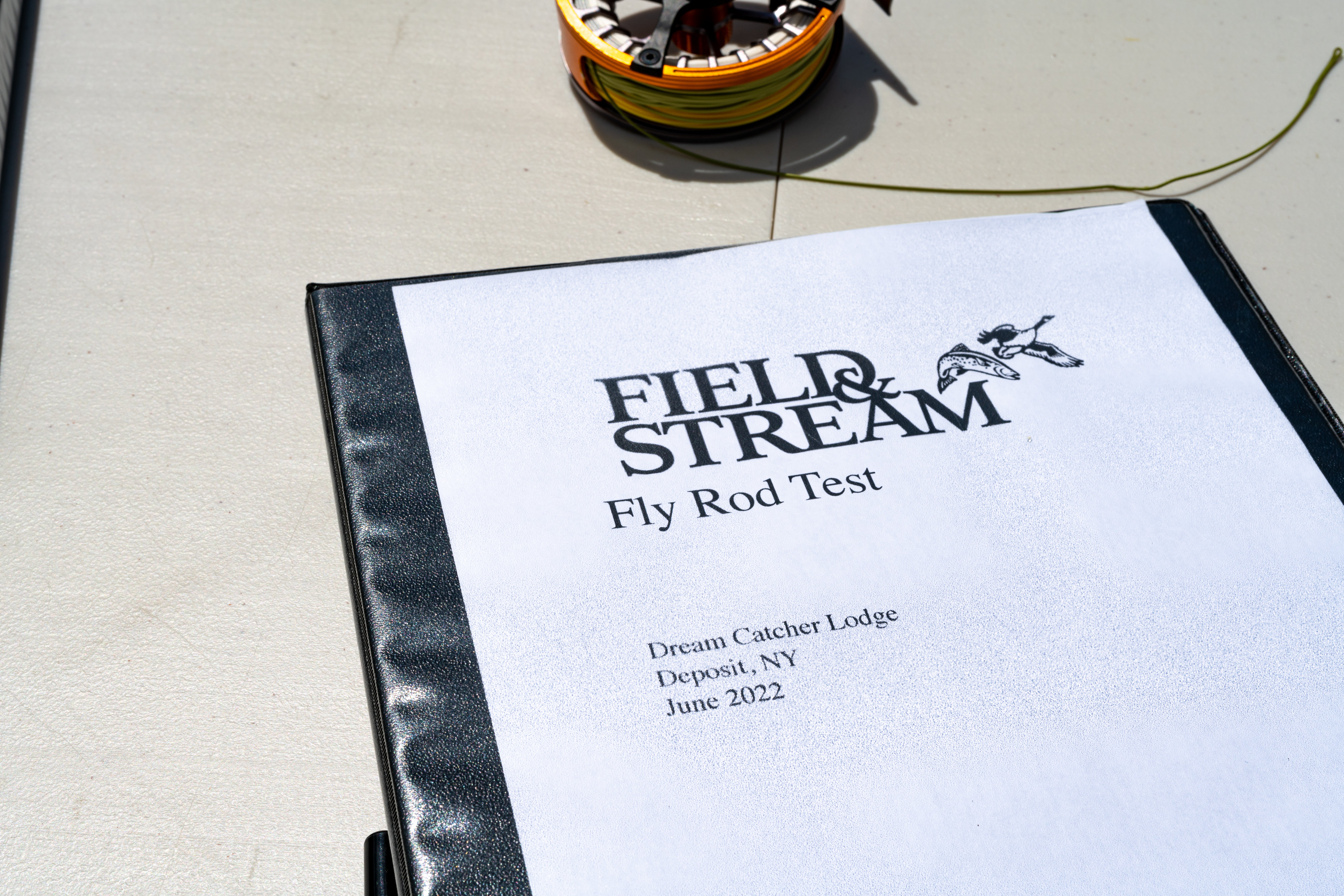 Top-secret test notes.