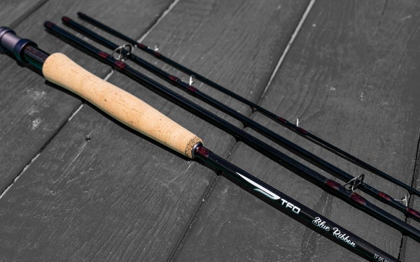 The TFO blue ribbon fly rod
