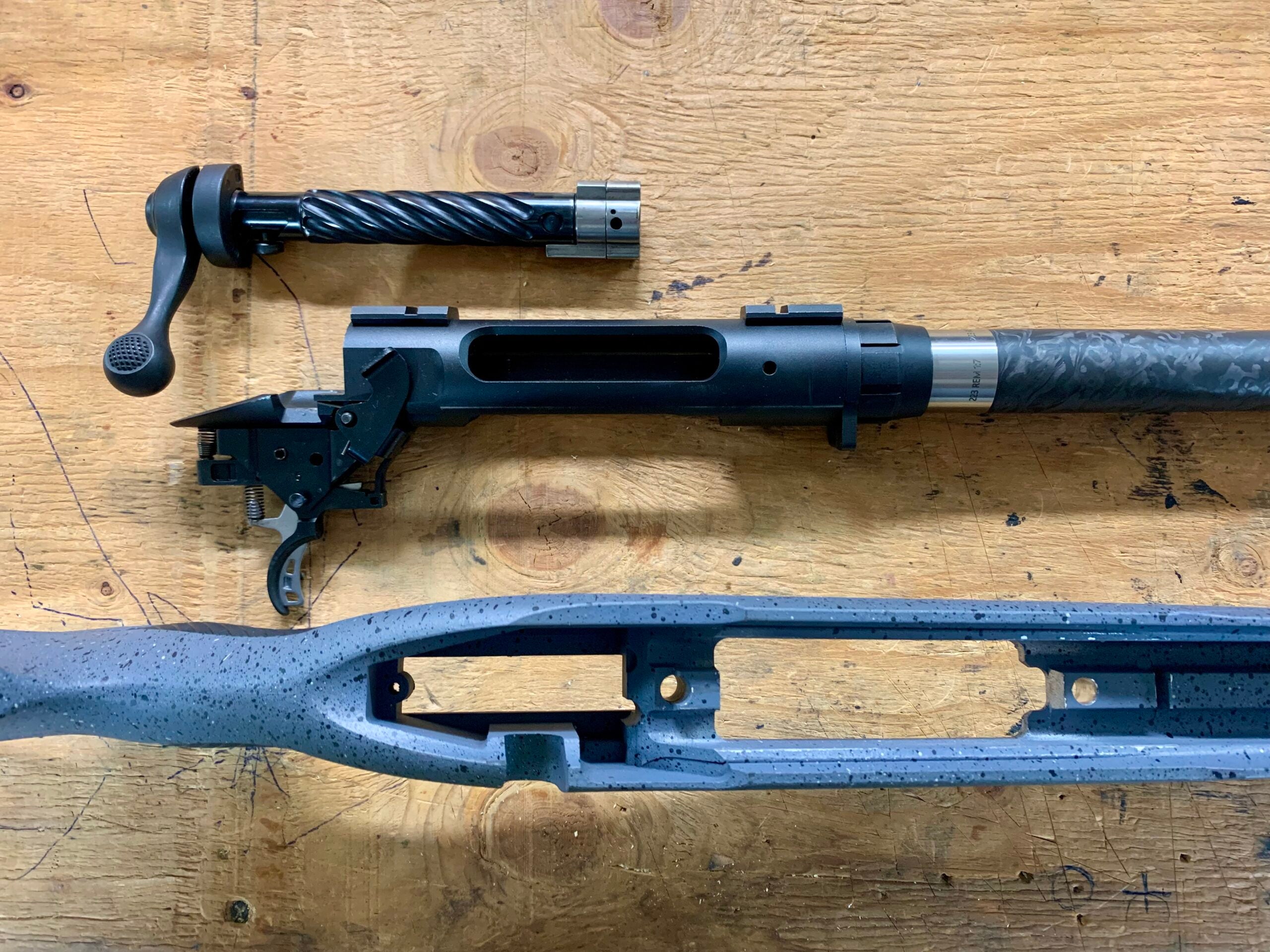 Savage M110 Carbon Predator action and accustock