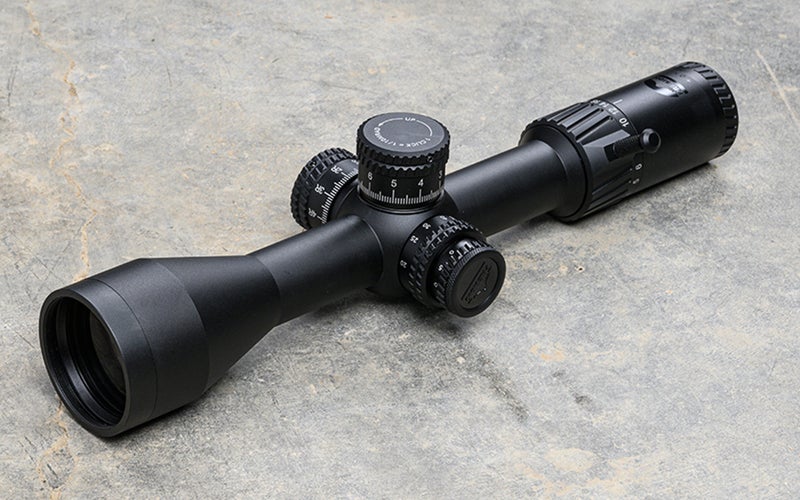 The Sightmark Presidio 3-18x50 is the best entry level.