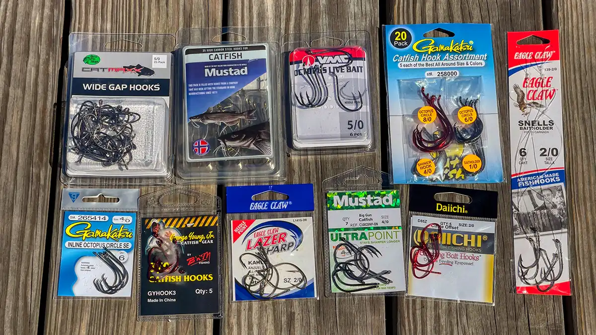 catfish hook brands packages