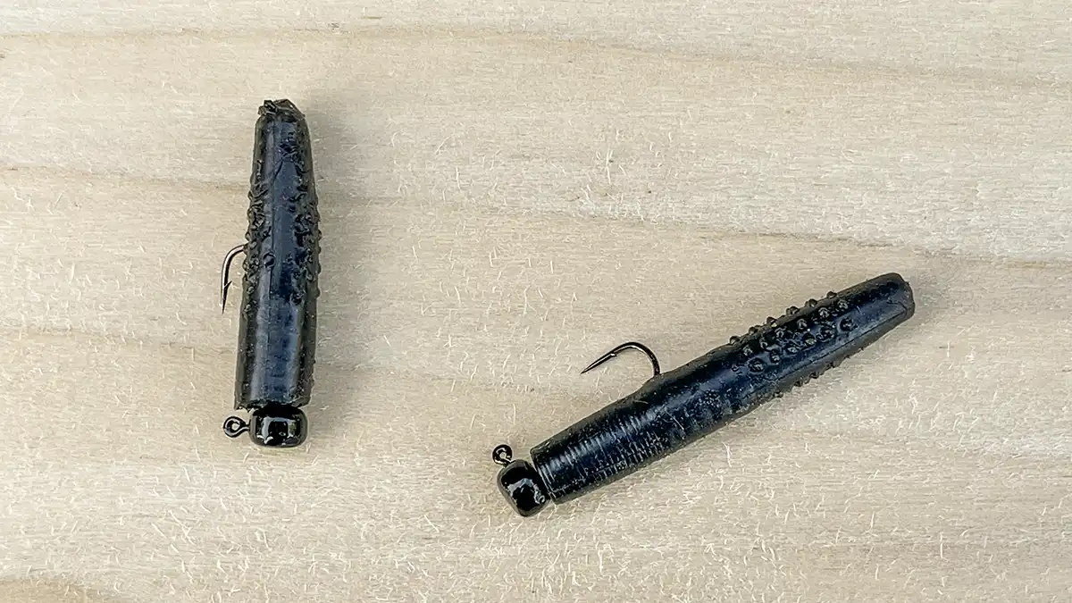 full size and cut down z-man micro finesse trds