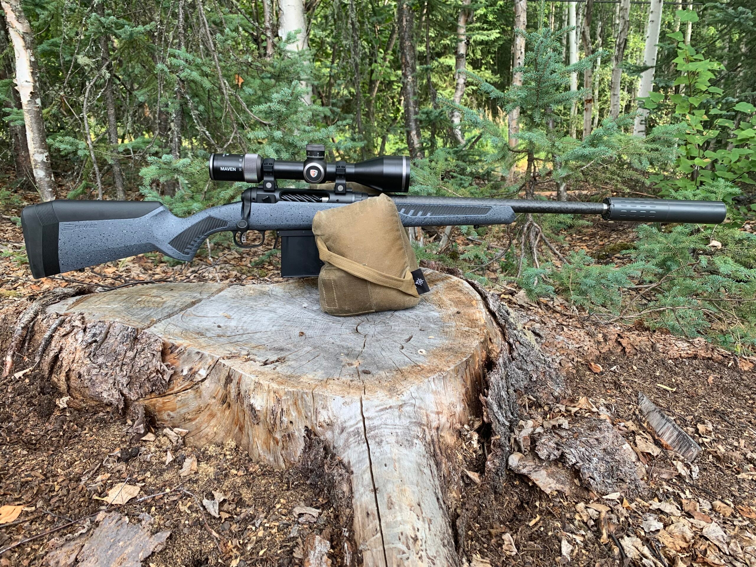 Savage Model 110 Carbon Predator with suppressor