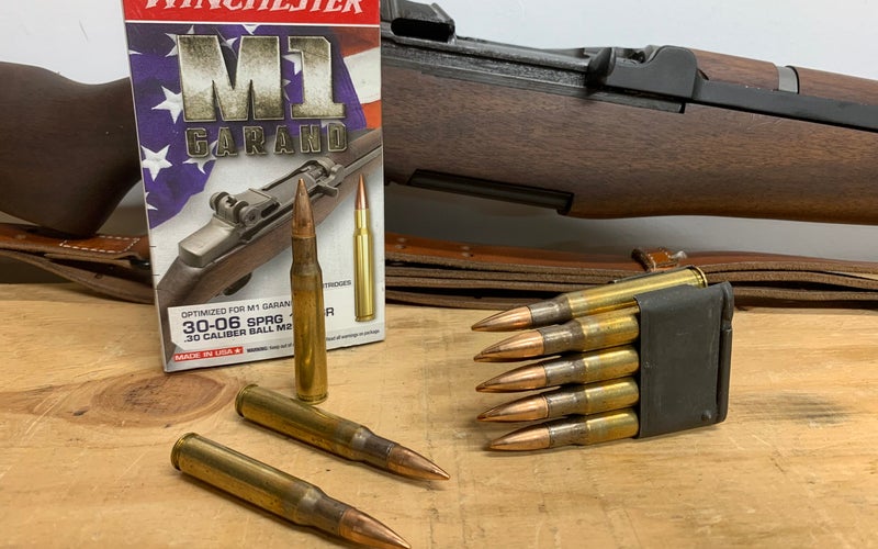 Winchester m2 ball ammo for the M1 Garand
